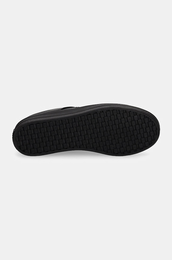 Kožené sneakers boty Tommy Hilfiger ESSENTIAL VULC SNEAKER MONOGRAM FW0FW07945 černá