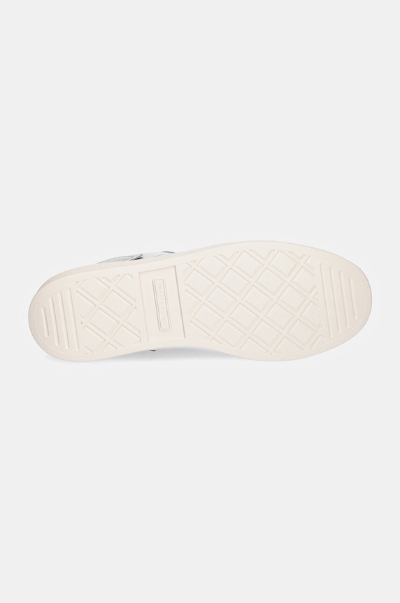 Tommy Hilfiger sneakersy skórzane TH HERITAGE SNEAKER METALLICS FW0FW08344 srebrny