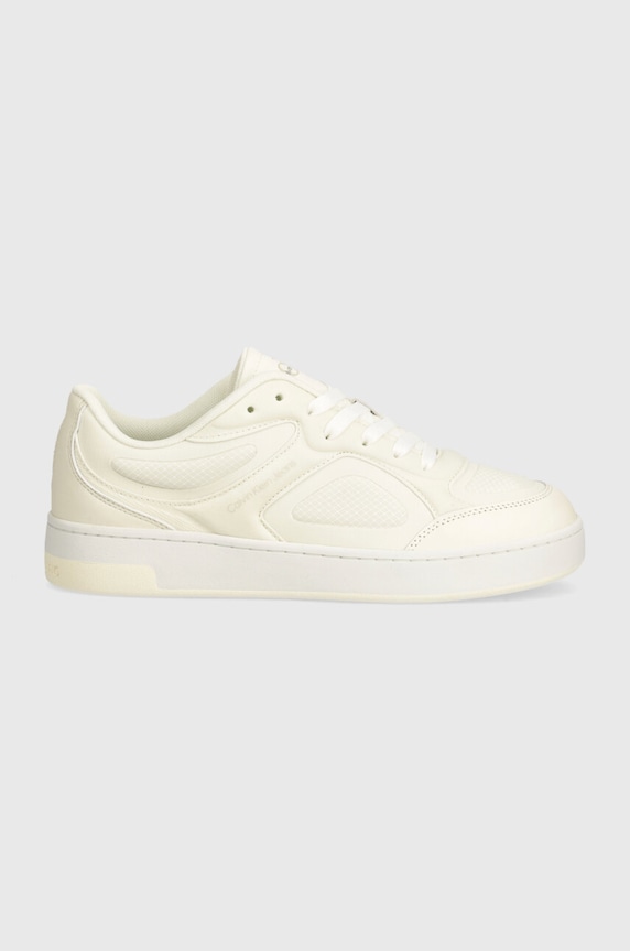 Calvin Klein Jeans sneakersy BASKET CUPSOLE LOW MIX IN MTL YW0YW01462 beżowy AW24