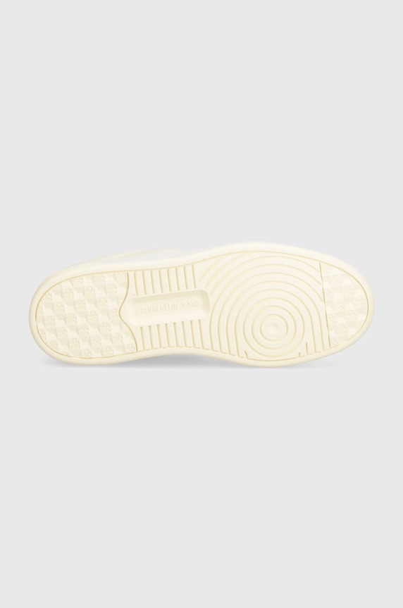 Calvin Klein Jeans sneakersy BASKET CUPSOLE LOW MIX IN MTL YW0YW01462 beżowy