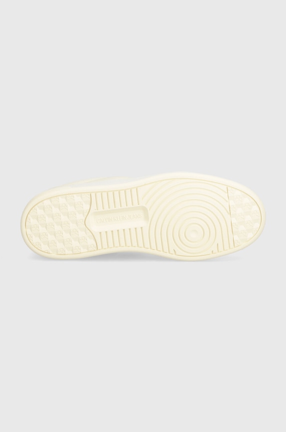 Calvin Klein Jeans sneakersy BASKET CUPSOLE LOW MIX IN MTL YW0YW01462 beżowy