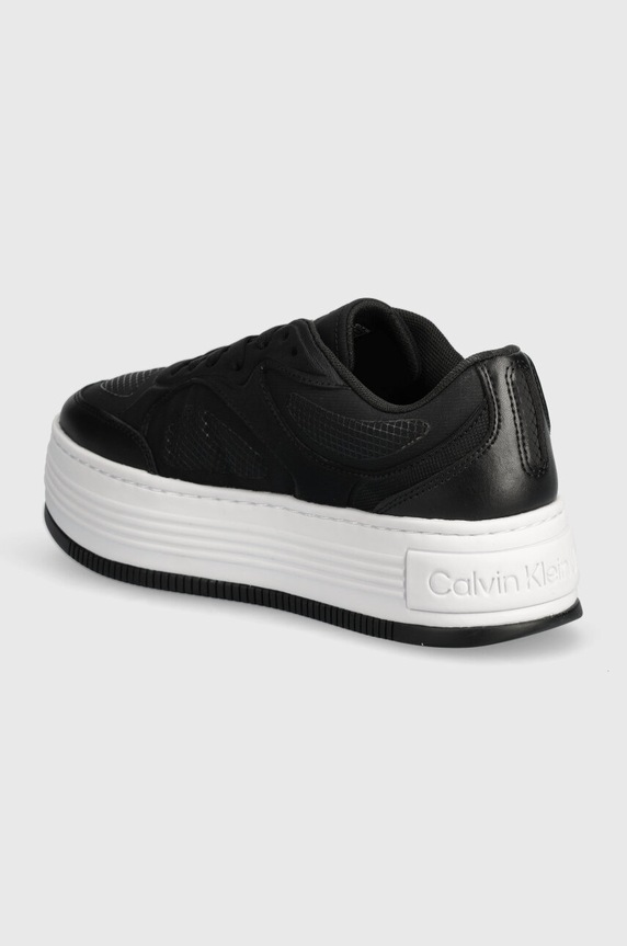 Încălțăminte Calvin Klein Jeans sneakers BOLD PLATF LOW LACE MIX IN MTL YW0YW01471 negru