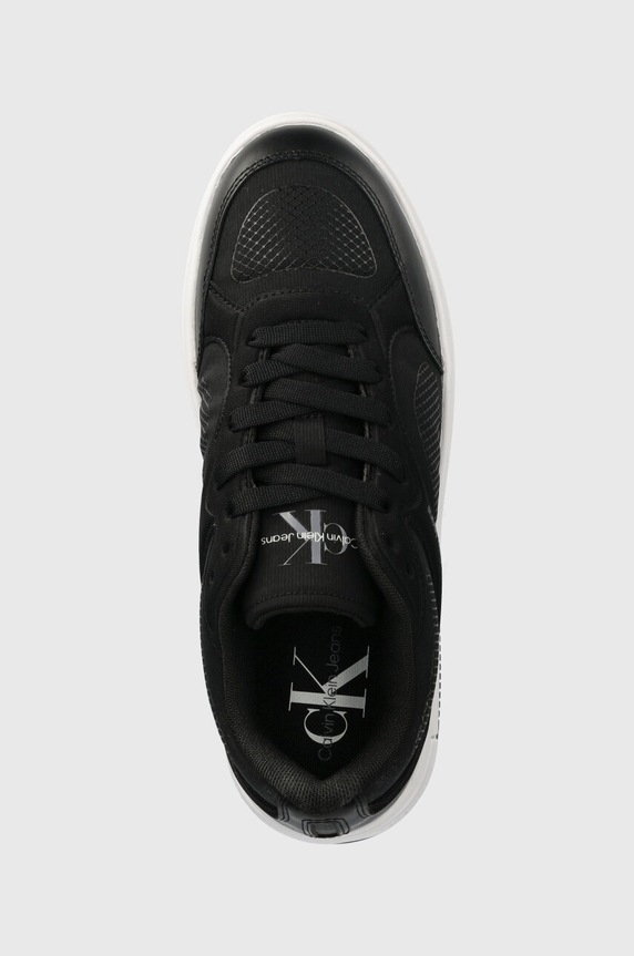 Calvin Klein Jeans sneakers BOLD PLATF LOW LACE MIX IN MTL negru YW0YW01471