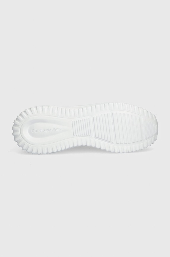 Sneakers boty Calvin Klein Jeans EVA RUNNER LOW SOCK KT IN MTR YW0YW01484 béžová