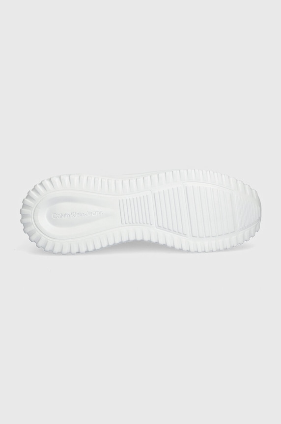 Sneakers boty Calvin Klein Jeans EVA RUNNER LOW SOCK KT IN MTR YW0YW01484 béžová