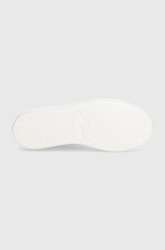 Tenisice Calvin Klein Jeans BOLD VULC FLATF MID MIX ML MTR YW0YW01491 bež