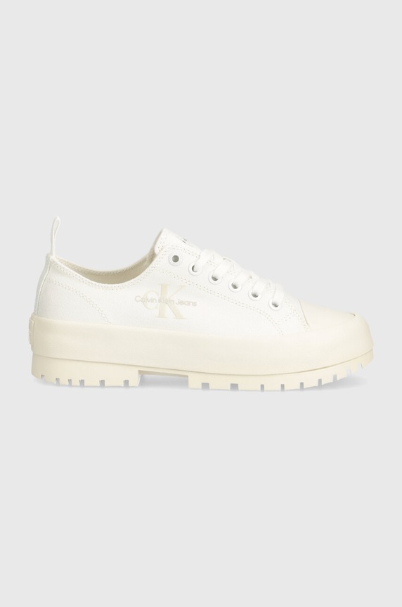 Tenisky Calvin Klein Jeans LUGGED HYBRID LACEUP ML MTR YW0YW01505 bílá AW24