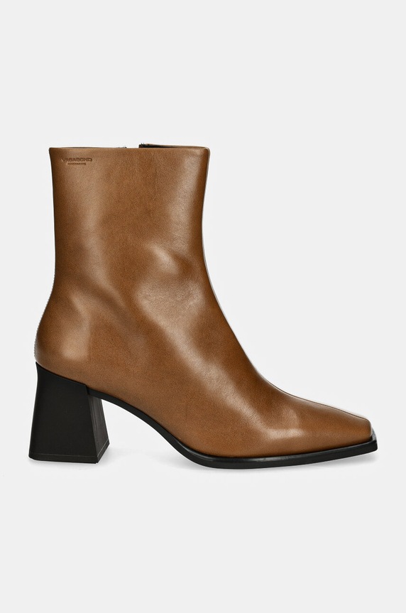 Kožené kotníkové boty Vagabond Shoemakers HEDDA 5002.001.54 hnědá AW24
