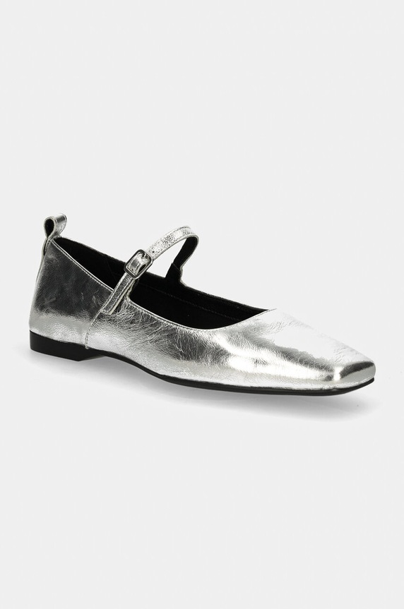 Δερμάτινες μπαλαρίνες Vagabond Shoemakers DELIA ασημί 5307.483.79