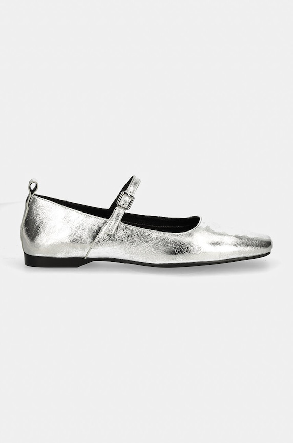 Δερμάτινες μπαλαρίνες Vagabond Shoemakers DELIA 5307.483.79 ασημί AW24