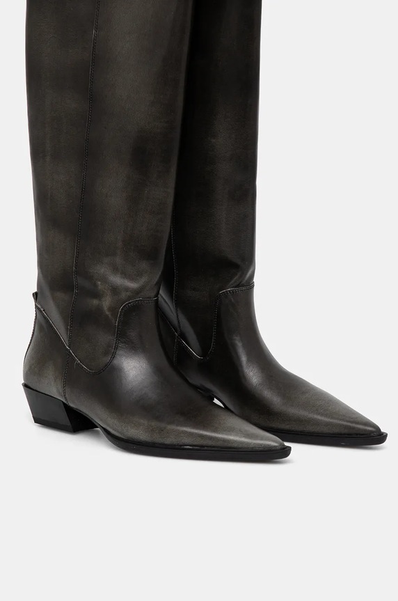 Obuv Kožené kovbojské topánky Vagabond Shoemakers CASSIE 5750.218.17 čierna