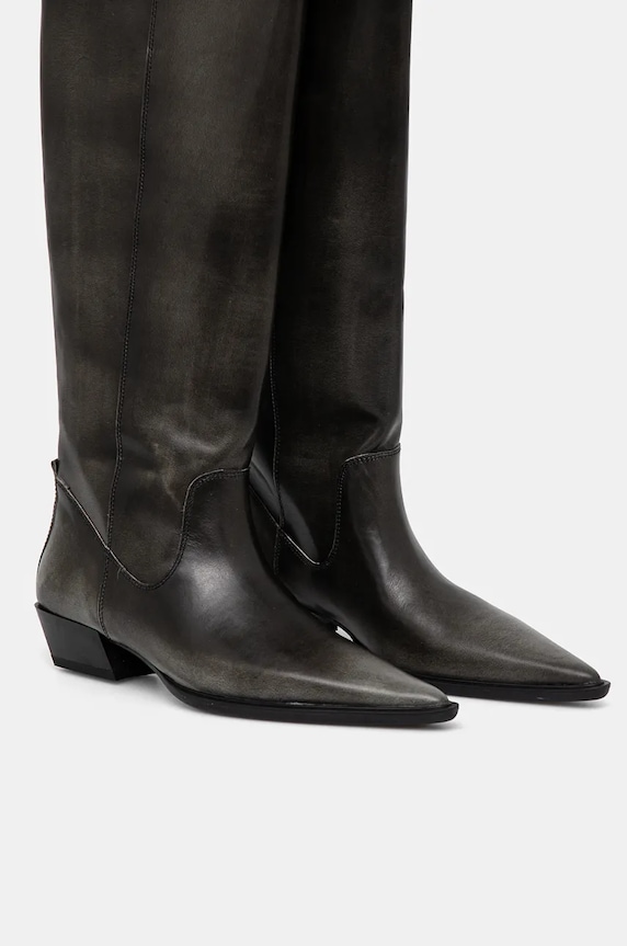 Obuv Kožené kovbojské topánky Vagabond Shoemakers CASSIE 5750.218.17 čierna