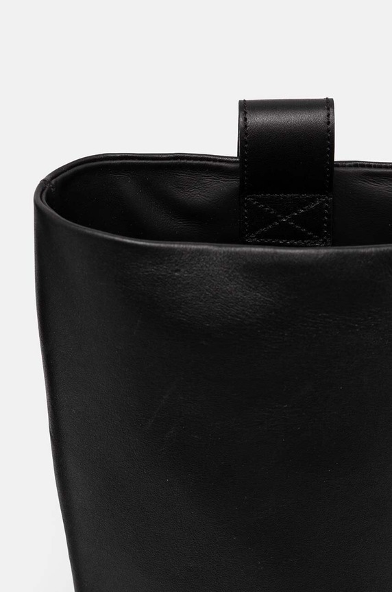 See by Chloé stivali in pelle New Ring Line SB43002A.999 nero