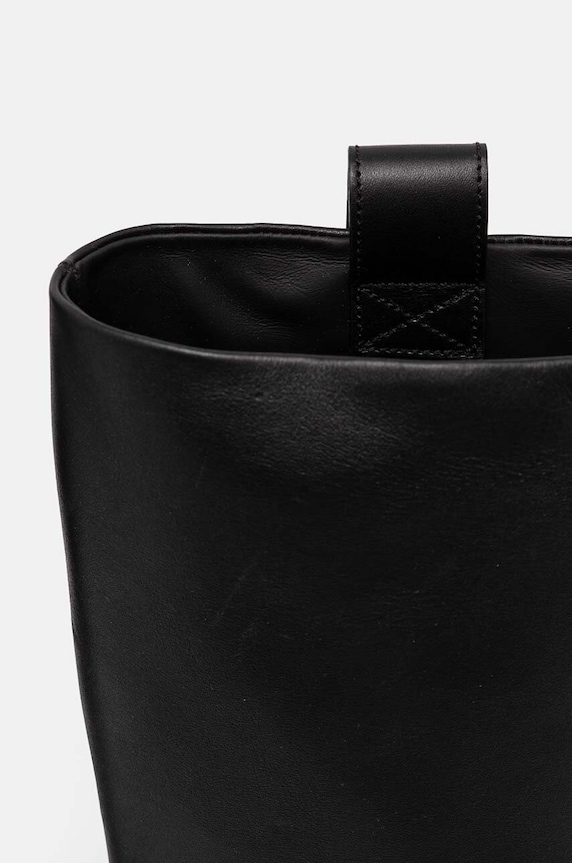 See by Chloé stivali in pelle New Ring Line SB43002A.999 nero