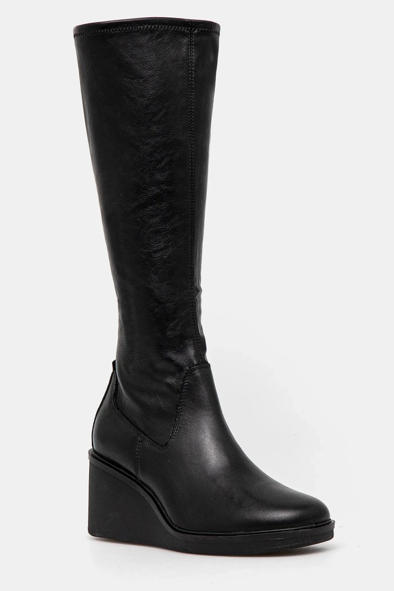 Vysoké čižmy Vagabond Shoemakers DEENA klinový čierna 5832.202.20