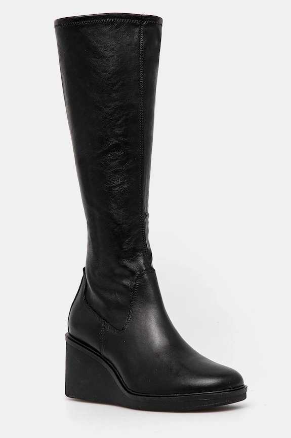 Vysoké čižmy Vagabond Shoemakers DEENA klinový čierna 5832.202.20