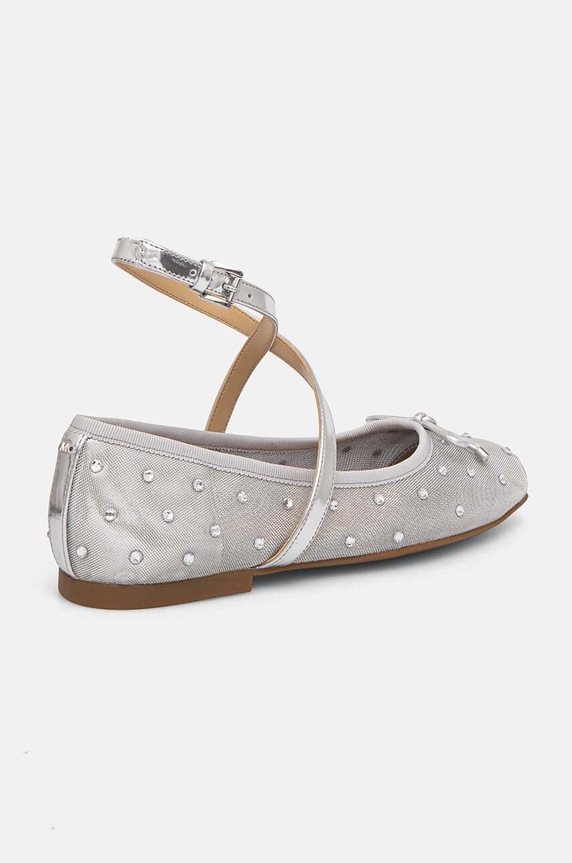 MICHAEL Michael Kors baleriny Collette srebrny 40T4CTFP2D.040