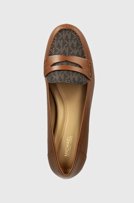 Kožne salonke MICHAEL Michael Kors Frances smeđa 40T4FRMP1B.230
