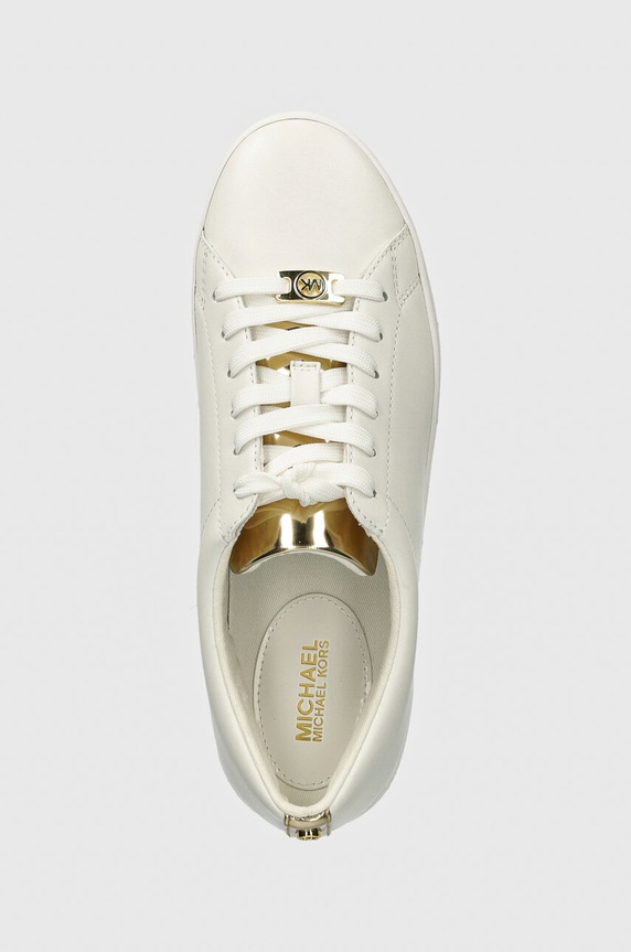 MICHAEL Michael Kors sneakersy skórzane Keaton biały 43S4KTFS1L.740