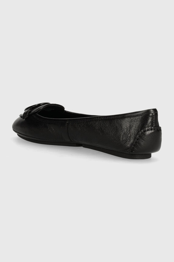 Obuwie MICHAEL Michael Kors baleriny skórzane Lillie 40R9LIFP4L.001 czarny