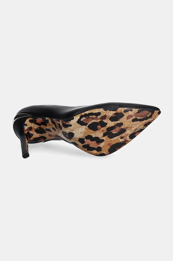Δερμάτινες γόβες Just Cavalli 77RA3S01ZPA33899 μαύρο