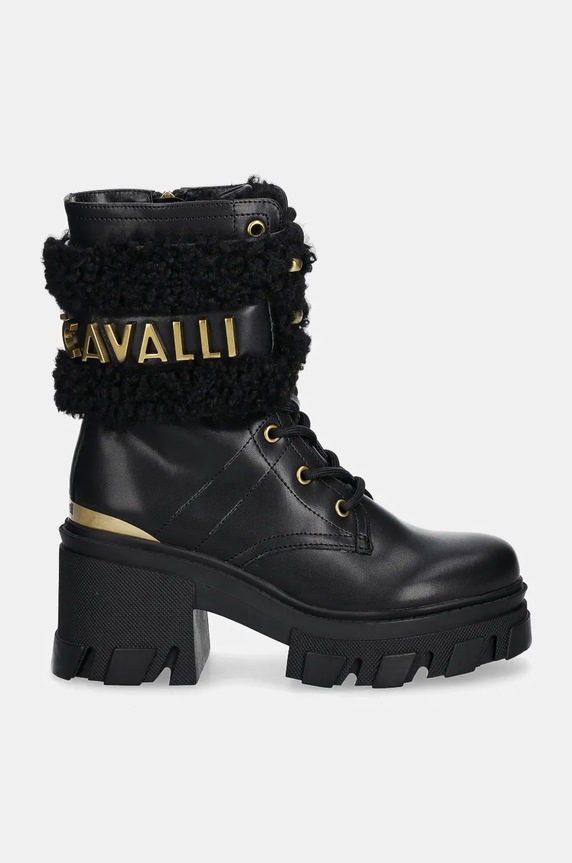 Just Cavalli stivali da motociclista 77RA3S98ZSS61899 nero AW24