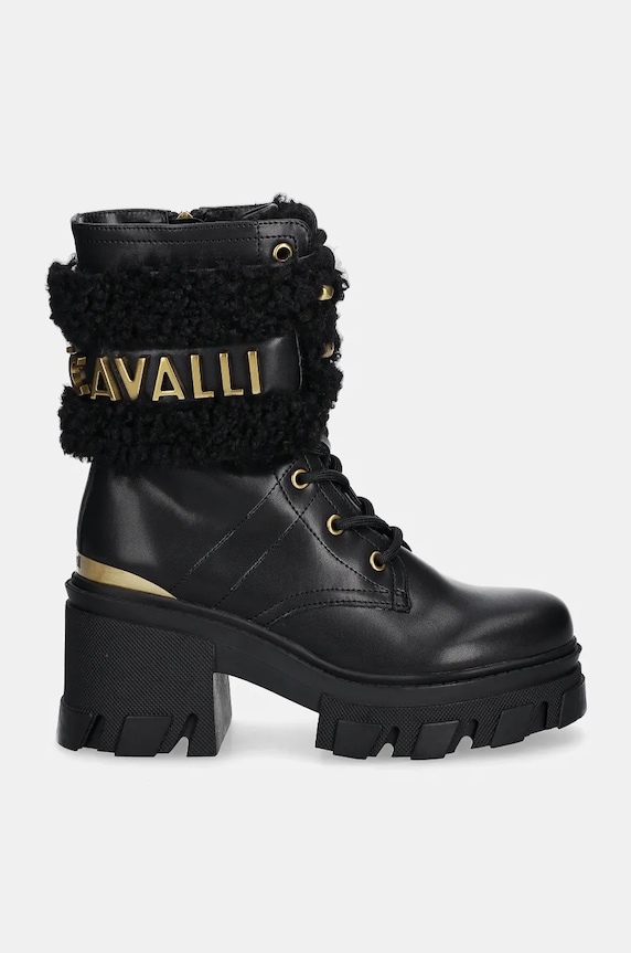 Just Cavalli stivali da motociclista 77RA3S98ZSS61899 nero AW24