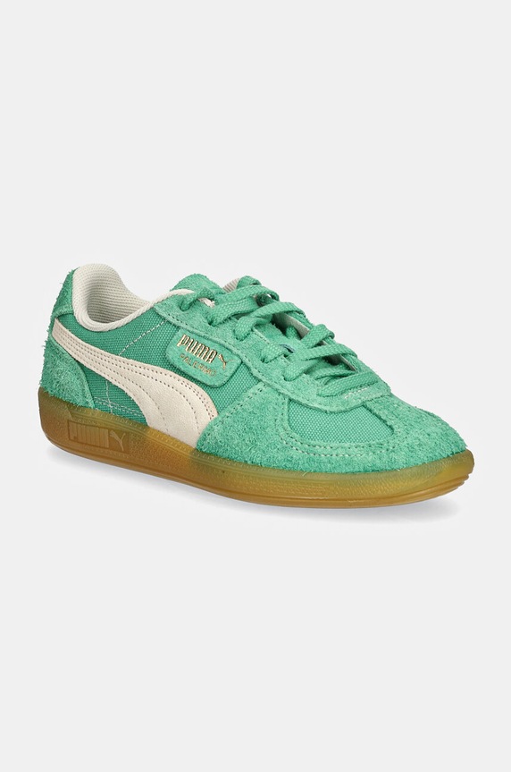 Puma sneakersy Palermo Vintage imitacja zamszu turkusowy 396841.D