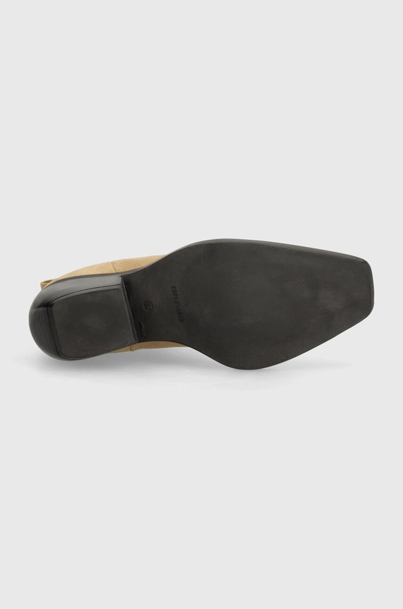 Copenhagen botine din piele intoarsa CPH236 bej