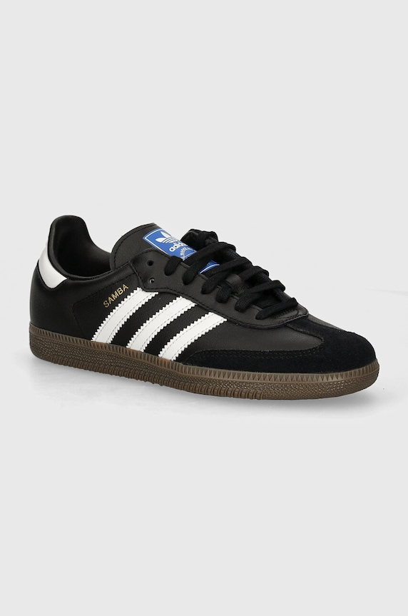 adidas Samba OG Black White Gum (GS) synthetic black IE3676