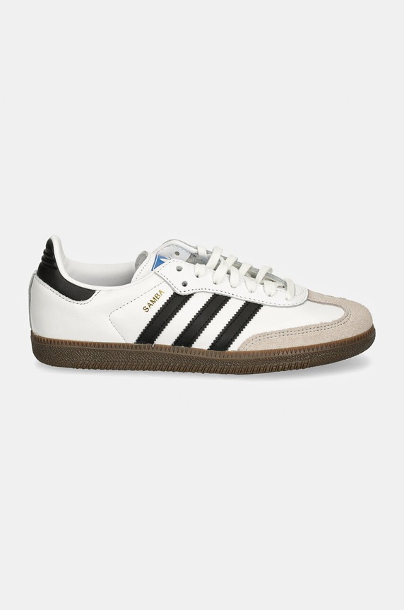 adidas Originals sneakersy skórzane Samba OG IE3675 biały AW24