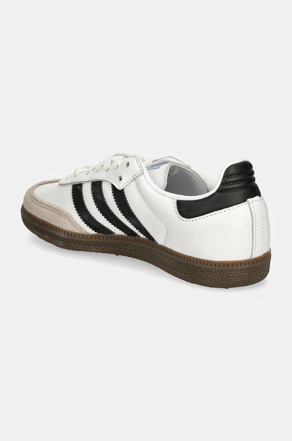 Chłopiec adidas Originals sneakersy skórzane Samba OG IE3675 biały