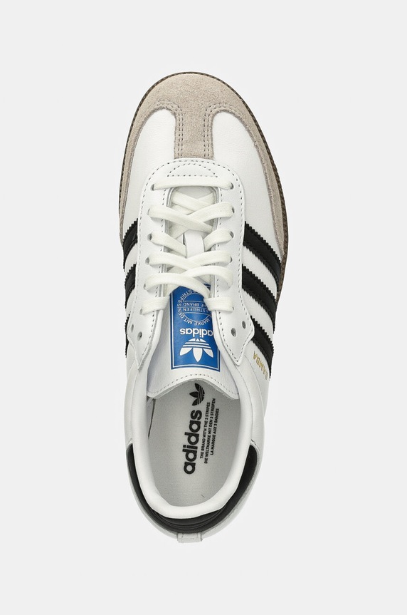 adidas Originals sneakersy skórzane Samba OG biały IE3675