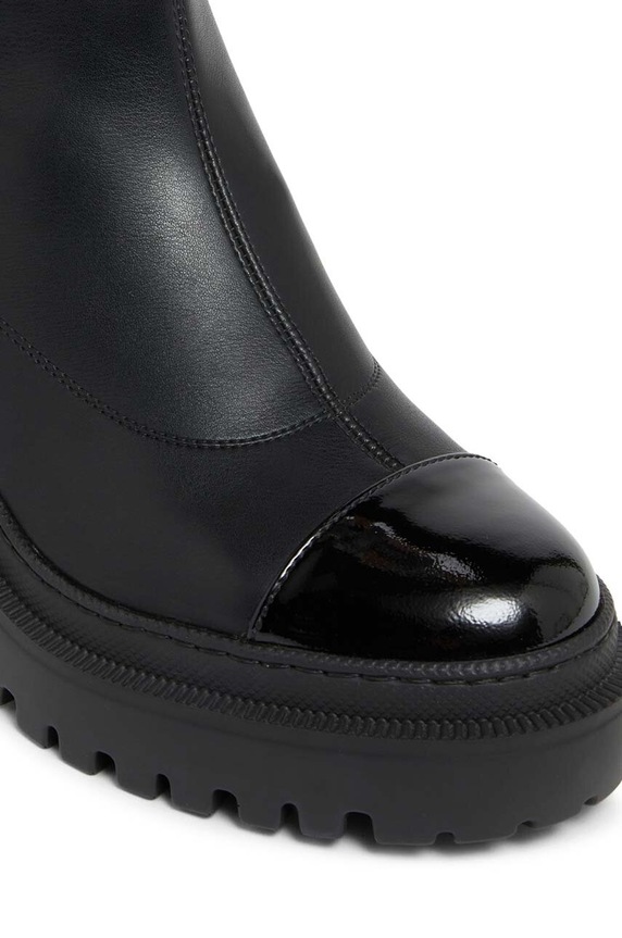 Kožené kozačky Giuseppe Zanotti Martini černá I480002.001