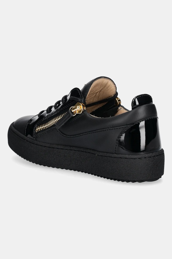 Obuv Kožené tenisky Giuseppe Zanotti May London RW00017.008 čierna