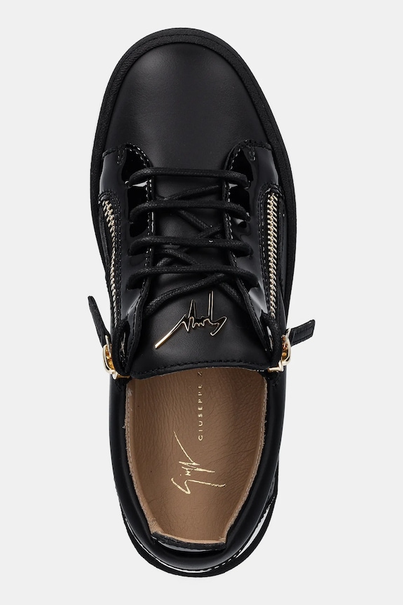 Kožené tenisky Giuseppe Zanotti May London čierna RW00017.008