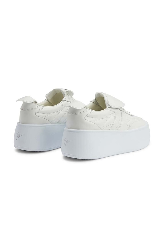 Obutev Usnjene superge Giuseppe Zanotti Alma RW40021.002 bela