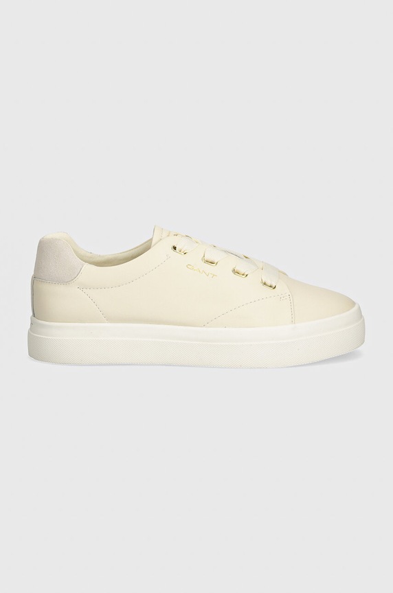 Δερμάτινα sneakers Gant Avona 29531569.G125 μπεζ AW24