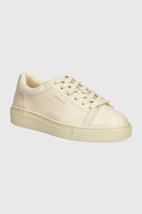 Δερμάτινα sneakers Gant Julice φλατ μπεζ 29531658.G125