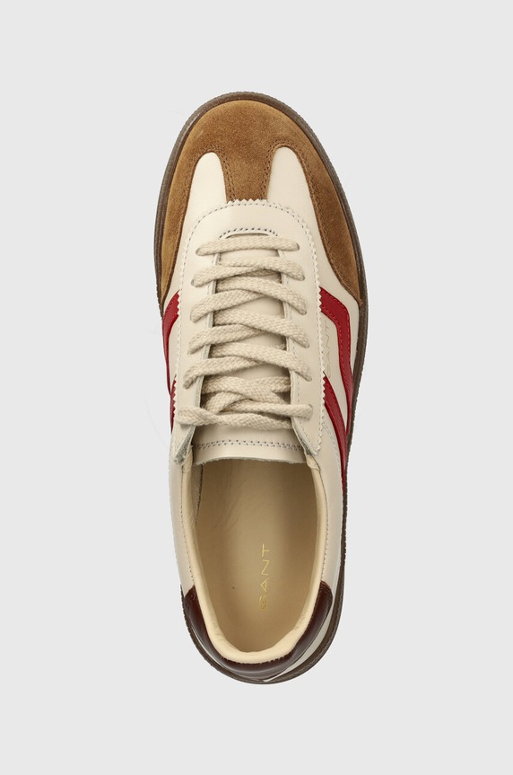 Δερμάτινα sneakers Gant Cuzima μπεζ 29531665.G148