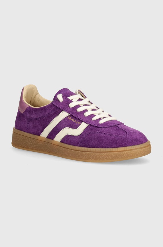 Gant sneakersy skórzane Cuzima skóra zamszowa fioletowy 29531693.G507