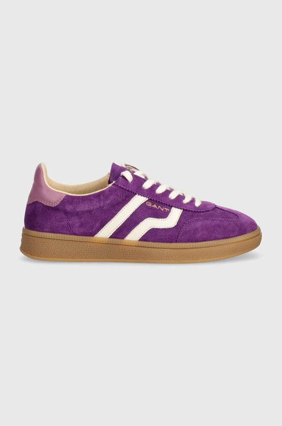 Gant sneakersy skórzane Cuzima 29531693.G507 fioletowy AW24