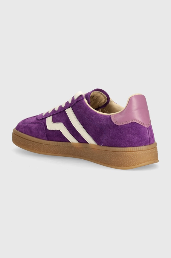 Obuwie Gant sneakersy skórzane Cuzima 29531693.G507 fioletowy