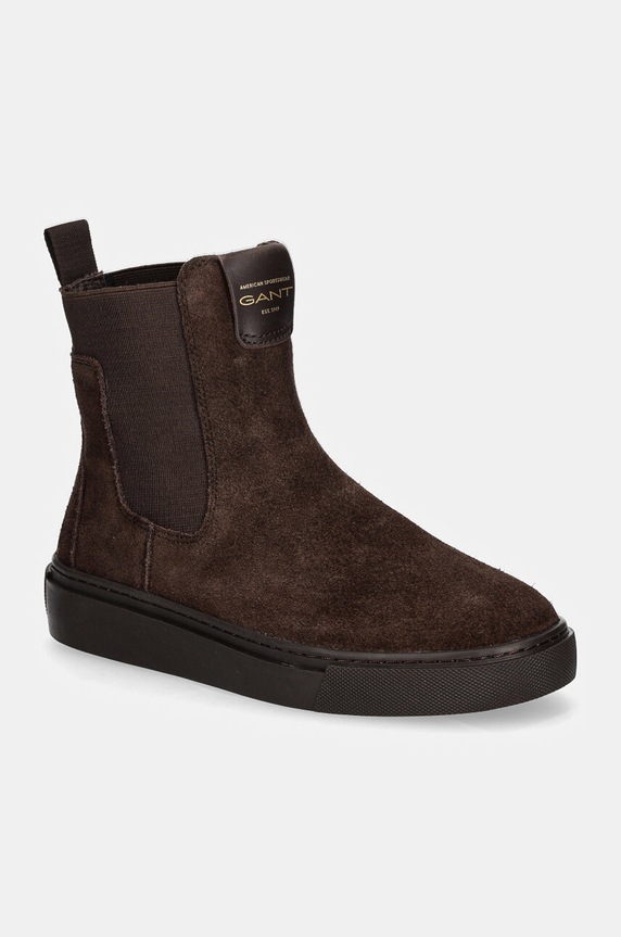 Gant botine din piele intoarsa Julice neizolat maro 29553660.G46