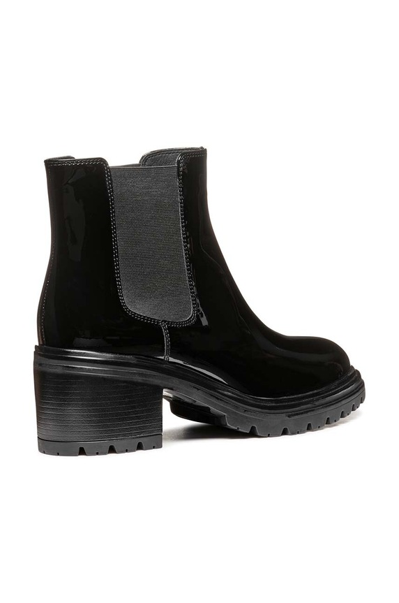 Încălțăminte Geox cizme de piele D DAMIANA D46QCF.066NH.C9999 negru