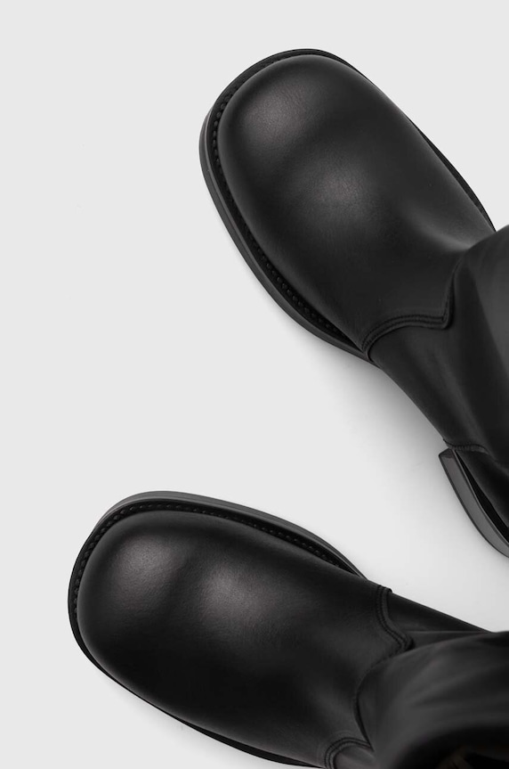 Kožené čižmy Steve Madden Bonna čierna SM11003091.017