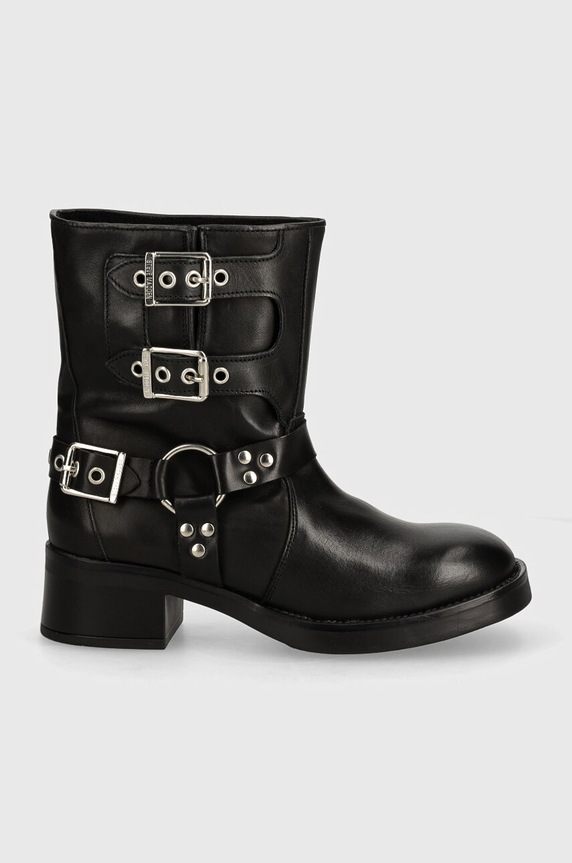 Шкіряні черевики Steve Madden Becase SM11003095.017 чорний AW24