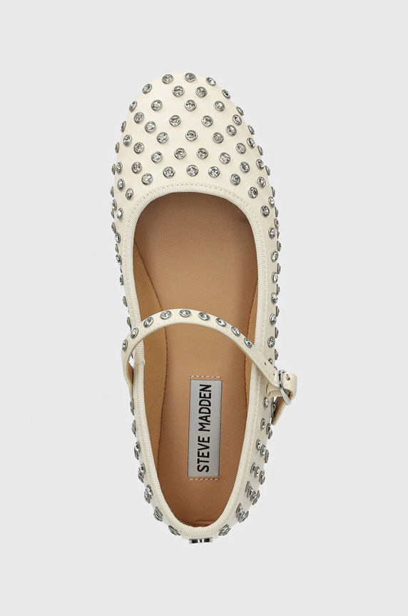 Steve Madden baleriny Vinetta-R biały SM11003147.17X