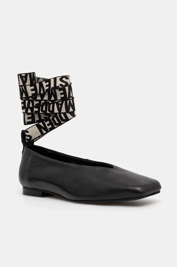 Usnjene balerinke Steve Madden Fosse črna SM11003263.017