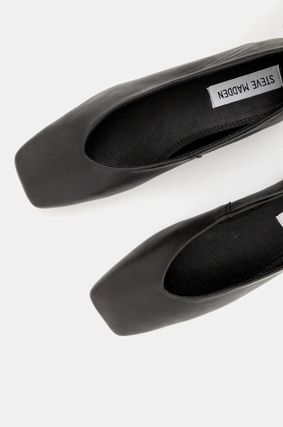 Usnjene balerinke Steve Madden Fosse SM11003263.017 črna